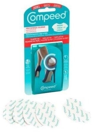 Compeed Plastry na pęcherze na pięty średnie 5 sztuk
