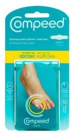 Compeed plastry na odciski średnie 10 sztuk