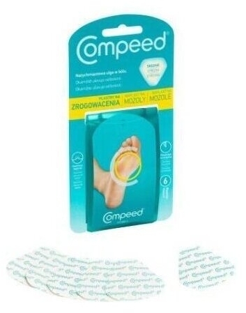 Compeed plastry na zrogowacenia średnie 6 sztuk