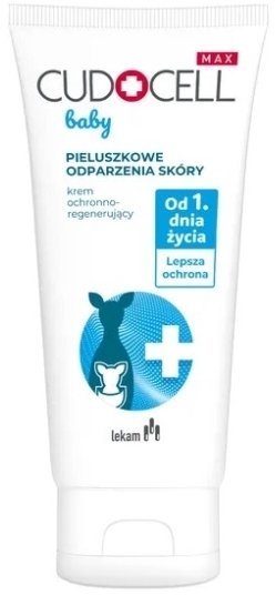 Cudocell Max Baby, krem ochronno-regenerujący na pieluszkowe odparzenia skóry 40 g