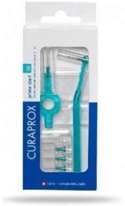 Curaprox CPS 06 prime start szczoteczki międzyzębowe 5 sztuk + uchwyt UHS 409 + uchwyt UHS 470