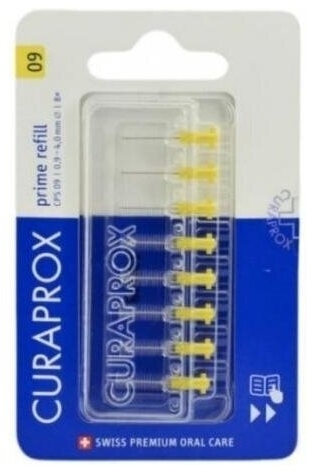 Curaprox CPS 09 prime refill końcówki do szczoteczek międzyzębowych 8 sztuk