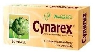 Cynarex 250mg 30 tabletek