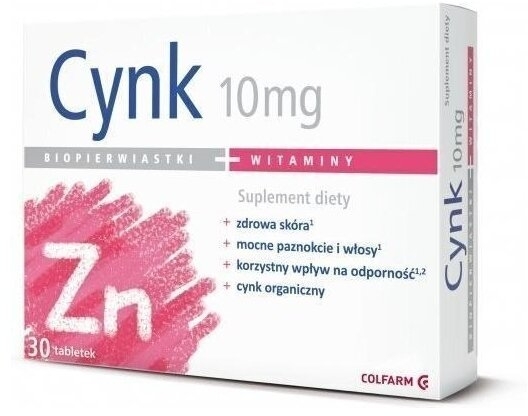 Cynk 30 tabletek