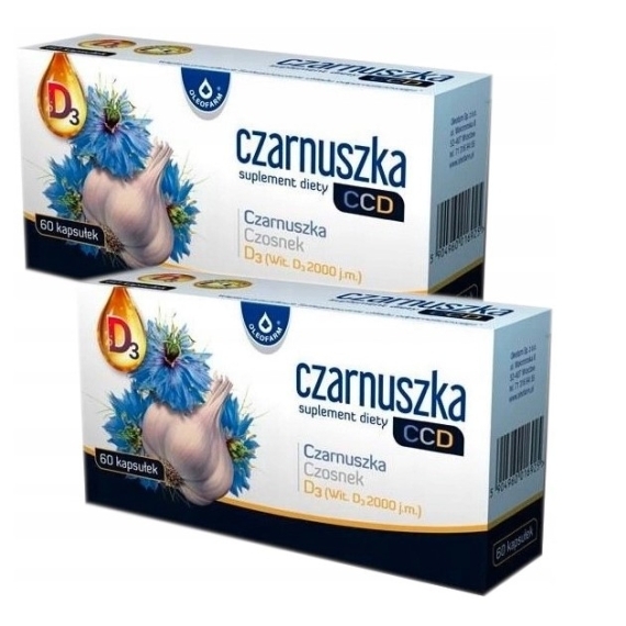 Czarnuszka CCD 60 kapsułek Wielopak x2