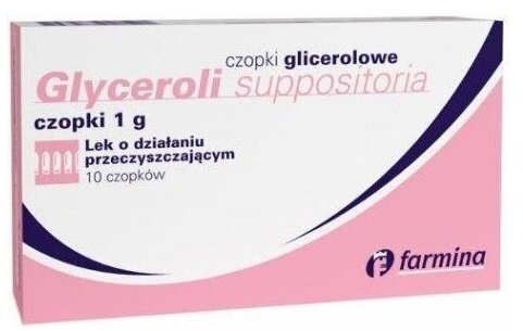 Czopki glicerolowe 1g 10 sztuk