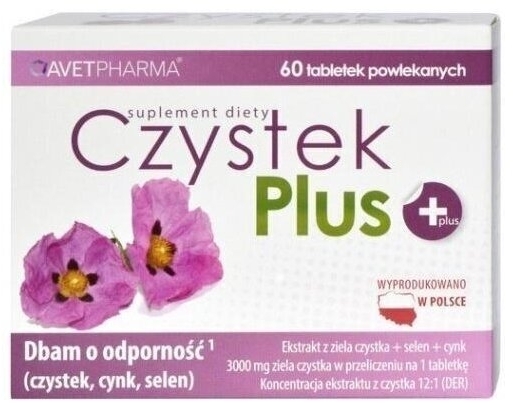 Czystek Plus AVET PHARMA 60 tabletek