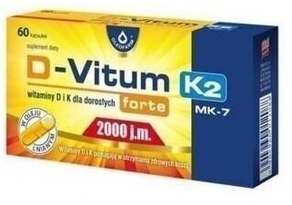 D-Vitum forte 2000 j.m. K2 60 kapsułek
