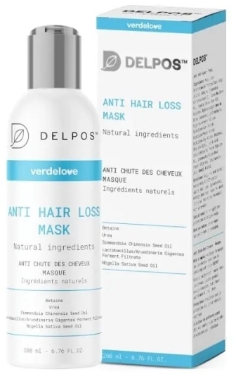 DELPOS Maska przeciw wypadaniu włosów 200 ml