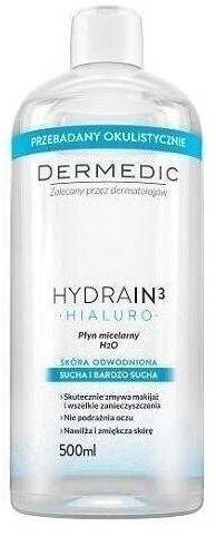 DERMEDIC HYDRAIN 3 HIALURO Płyn micelarny 500 ml