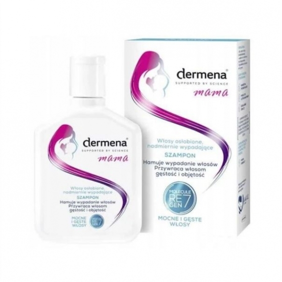 DERMENA MAMA Szampon do włosów nadmiernie wypadających 200ml