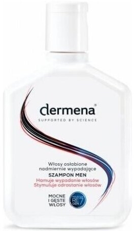 DERMENA MEN Szampon hamujący wypadanie włosów 200 ml