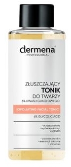 DERMENA PROFESSIONAL Tonik do twarzy złuszczający 6% kwas glikolowy 100 ml