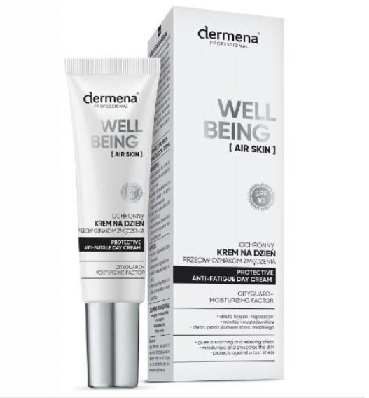 DERMENA PROFESSIONAL WELL-BEING AIR SKIN Ochronny Krem na dzień przeciw oznakom zmęczenia 30 ml
