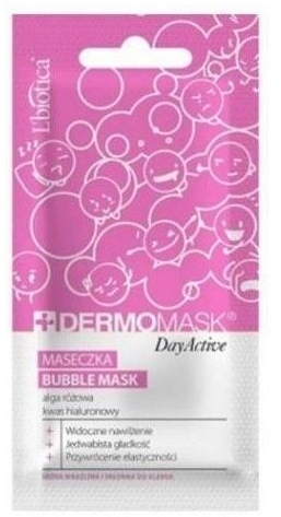 DERMOMASK Maseczka Bubble Mask Alga różowa & kwas hialuronowy 10 ml