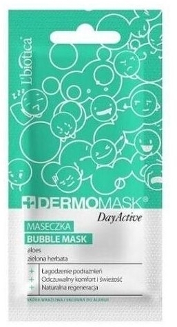 DERMOMASK Maseczka Bubble Mask Aloes & Zielona herbata 10 ml