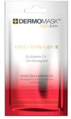 DERMOMASK Night Active Vita C+ odmładzanie maska 12ml
