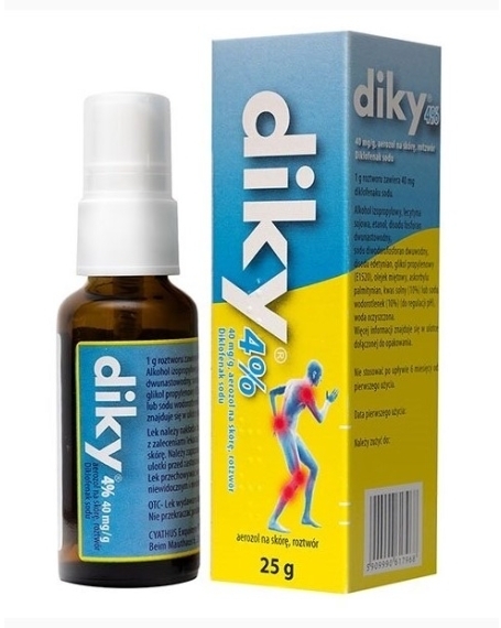 DIKY 4% płyn aerozol na skórę 30 ml