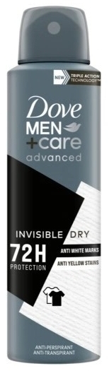 DOVE Men Invisible Dry Antyperspirant dla mężczyzn spray 150 ml