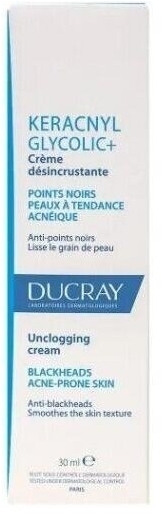 DUCRAY KERACNYL GLYCOLIC+ Krem odblokowujący 30ml