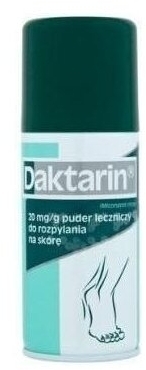 Daktarin puder leczniczy w aerozolu (20 mg / g) 100 g