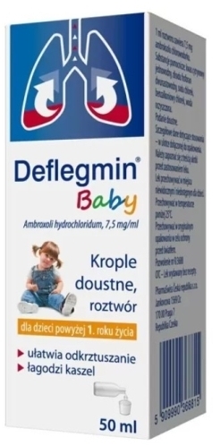 Deflegmin Baby krople doustne 7,5 mg/ml 50 ml