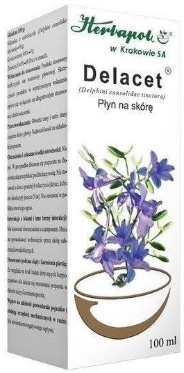 Delacet płyn do stosowania na skórę 100 ml