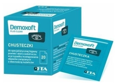 Demoxoft Plus Clean chusteczki 20 saszetek