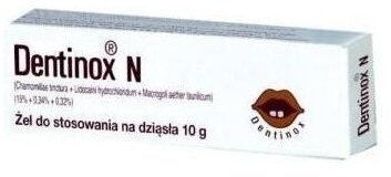 Dentinox N żel do stosowania na dziąsła 10 g