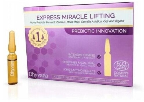 Dhyvana Express Miracle lifting kuracja 7 ampułek