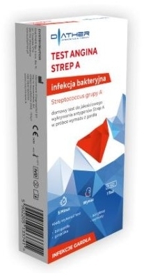 Diather Test Angina Strep A 1 sztuka