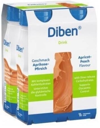 Diben Drink o smaku morela-brzoskwinia 4 x 200 ml
