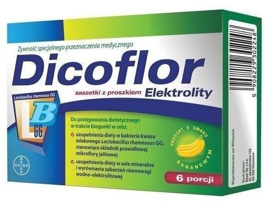Dicoflor Elektrolity 12 saszetek