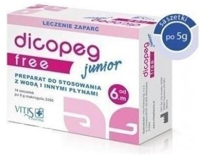 Dicopeg Junior Free proszek 14 saszetek