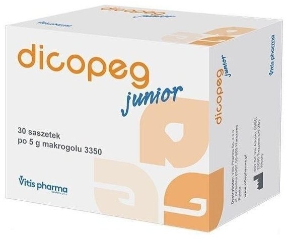 Dicopeg Junior proszek do sporządzania zawiesiny doustnej 30 saszetek