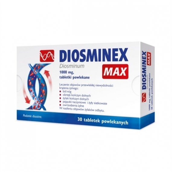 Diosminex Max 1000 mg 30 tabletek