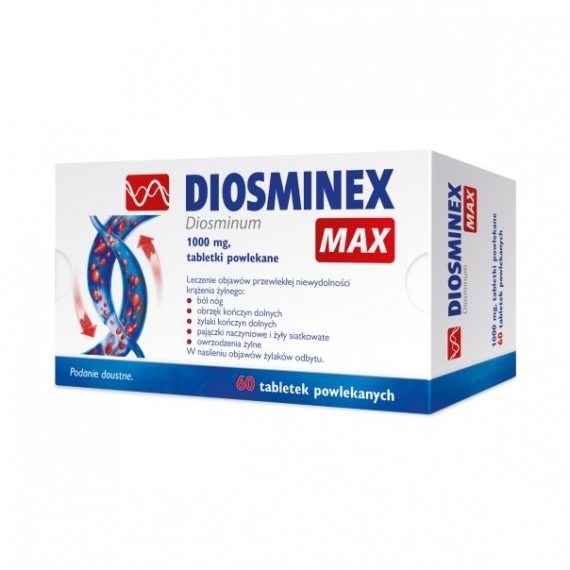 Diosminex Max 1000 mg 60 tabletek
