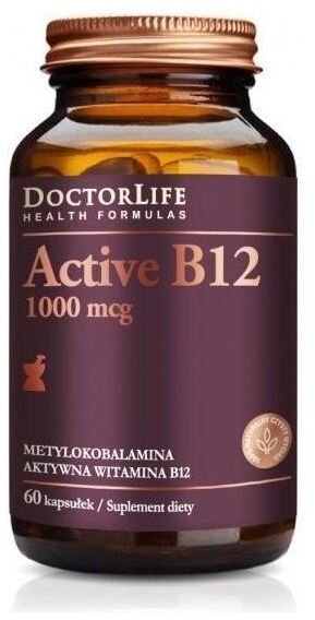 Doctor Life Active B12 1000 mcg 60 kapsułek