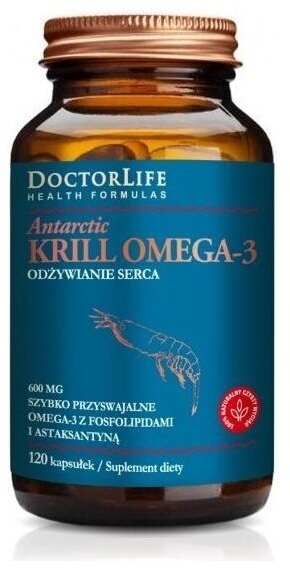 Doctor Life Antarctic Krill Oil 600 mg 120 kapsułek