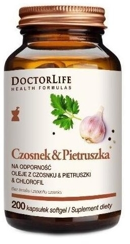 Doctor Life Czosnek & Pietruszka 200 kapsułek
