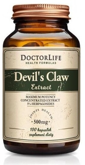 Doctor Life Devil's Claw 500 mg 100 kapsułek