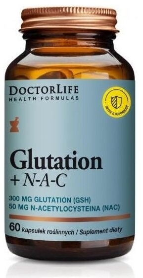 Doctor Life L-Glutation + NAC 60 kapsułek
