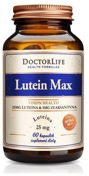 Doctor Life Luteina Max 25mg & Zeaksantyna 5mg 60 kapsułek