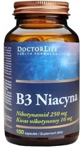 Doctor Life Niacyna + Kwas nikotynowy 100 kapsułek