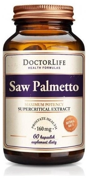 Doctor Life Saw Palmetto Extract 160 mg 60 kapsułek