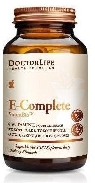 Doctor Life Vitamin E-Complete Vegan 30 kapsułek