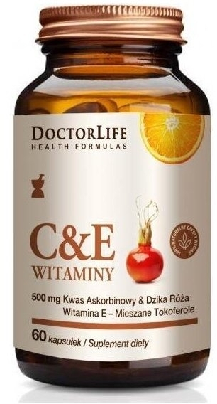 Doctor Life Witamina C & E 500/400 60 kapsułek