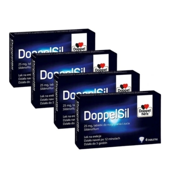 DoppelSil 25 mg 4 tabletki Wielopak x4