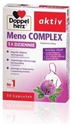 Doppelherz aktiv Meno Complex 1x dziennie 30 kapsułek