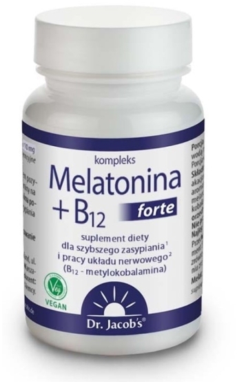 Dr Jacobs Melatonina + B12 Forte 90 tabletek